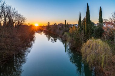 İtalya 'da Cormons doğa manzarası