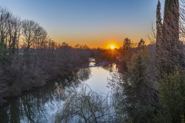 İtalya 'da Cormons doğa manzarası