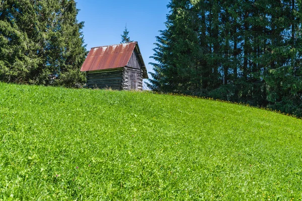 Natuur Tradities Het Oude Dorp Sappada Parel Van Dolomieten Friuli — Stockfoto