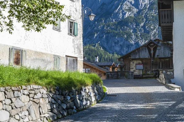 Natureza Tradições Antiga Aldeia Sappada Pérola Das Dolomitas Friuli — Fotografia de Stock