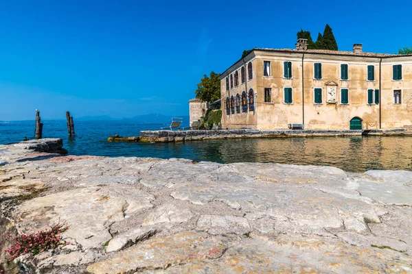 Lago Garda Punta San Viglio Italia — Fotografia de Stock