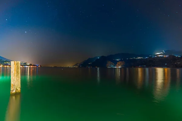 Lago Garda Punta San Viglio Italia — Fotografia de Stock