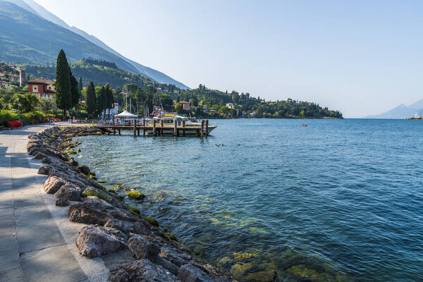 Lake Garda in Punta San Viglio, Italy