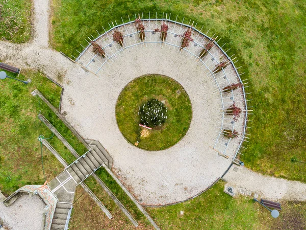 Symmetrien Und Kunst Von Oben Gesehen — Stockfoto