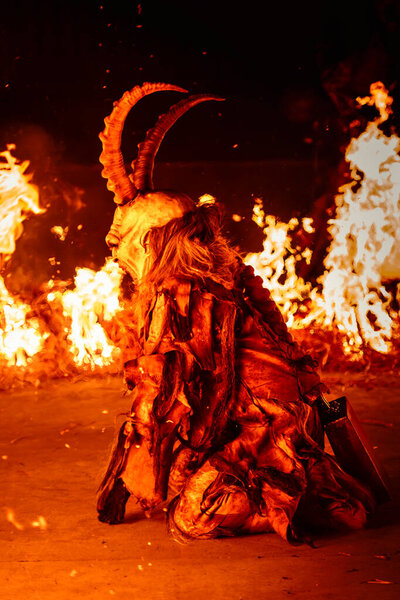 Krampus. Christmas Devils. Advent Traditions in the Alps.