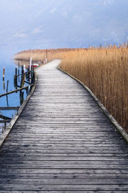 Lago di Cavazzo (Lago dei Tre Comuni) İtalya 'nın Friuli-Venezia Giulia bölgesinde güzel bir doğal göl.