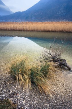 Lago di Cavazzo (Lago dei Tre Comuni) İtalya 'nın Friuli-Venezia Giulia bölgesinde güzel bir doğal göl.