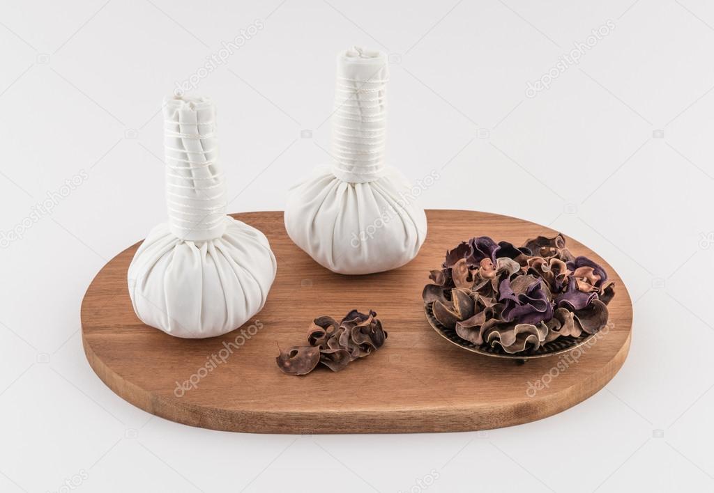Spa Massage Balls with Dried Herbs