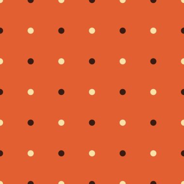 Kumaş yüzey tasarımı paketleme vektörü illüstrasyonu için kusursuz polka noktaları deseni soyut arkaplan