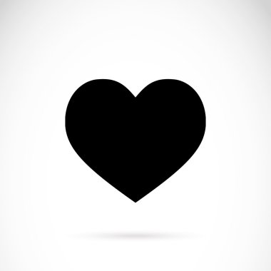 Kalp simge vektör. Kalp simgesi sanat. Kalp simgesi grafiği.