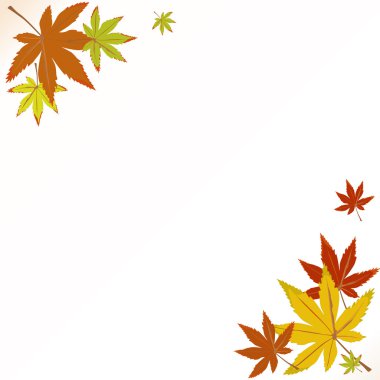 sonbahar arka plan. Sonbahar yaprakları