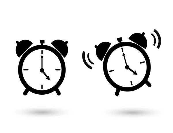 Reloj despertador icono, vector . — Vector de stock