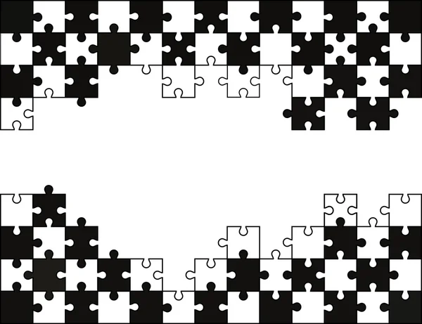 Vector puzzel achtergrond. EPS-10 — Stockvector