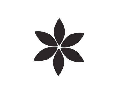 Bir çiçeğin tasarım simgeleri vektör illüstrasyonuName).