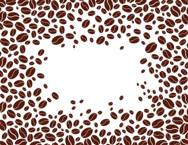 İzole bir arka planda kahve çekirdekleri.