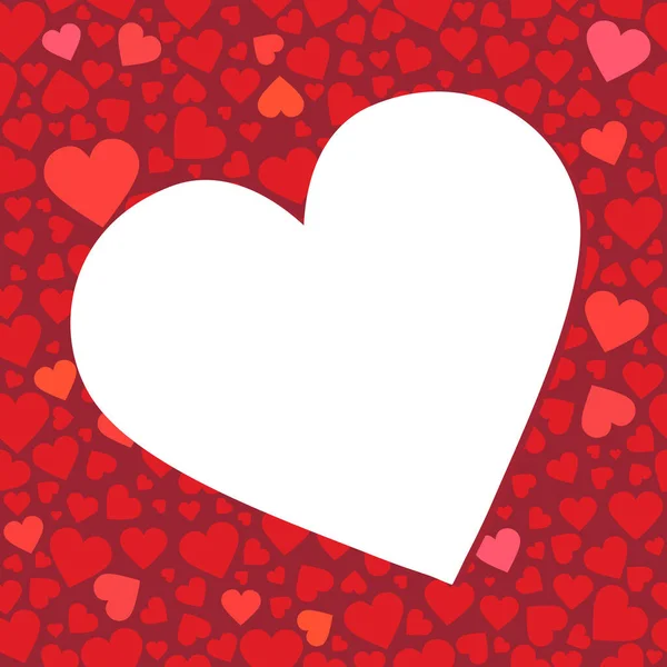 Fondo Romántico Corazones Día San Valentín — Vector de stock
