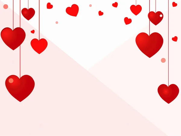 Antecedentes Coloridos Con Confeti Del Corazón Ilustración Vectorial Eps — Vector de stock