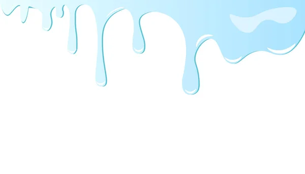 Farbe Bunt Blau Farbe Tropft Farbe Fallen Hintergrund Vektor Illustration — Stockvektor