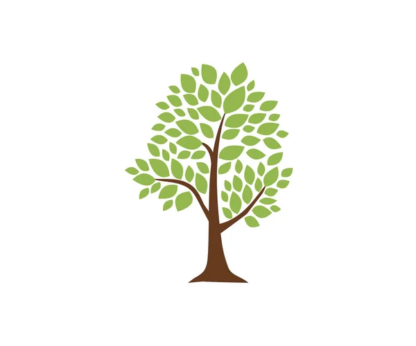 Baum Symbol Natur Park Vektorbild — Stockvektor