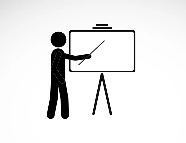 Икона бизнес-обучения. S10 . — стоковый вектор