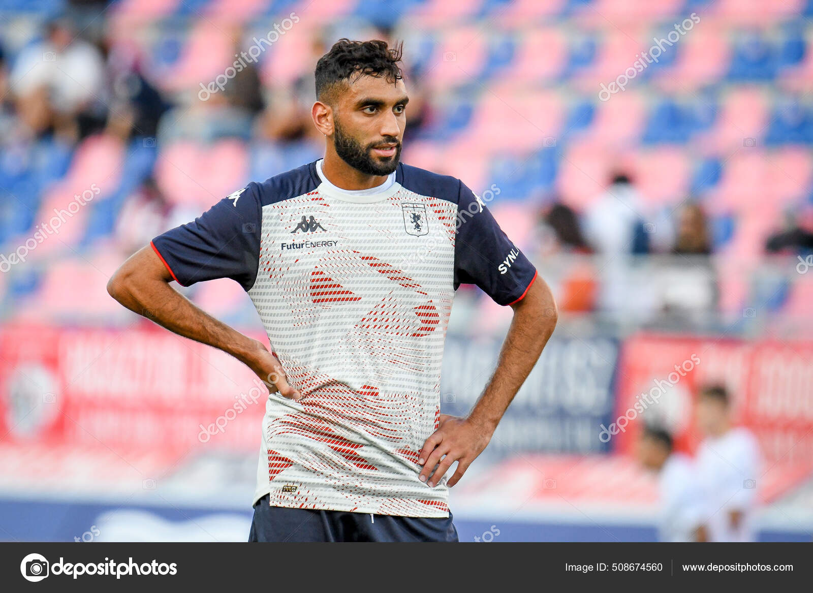 Genoa, Italy. 24 April 2022. during the Serie A football match