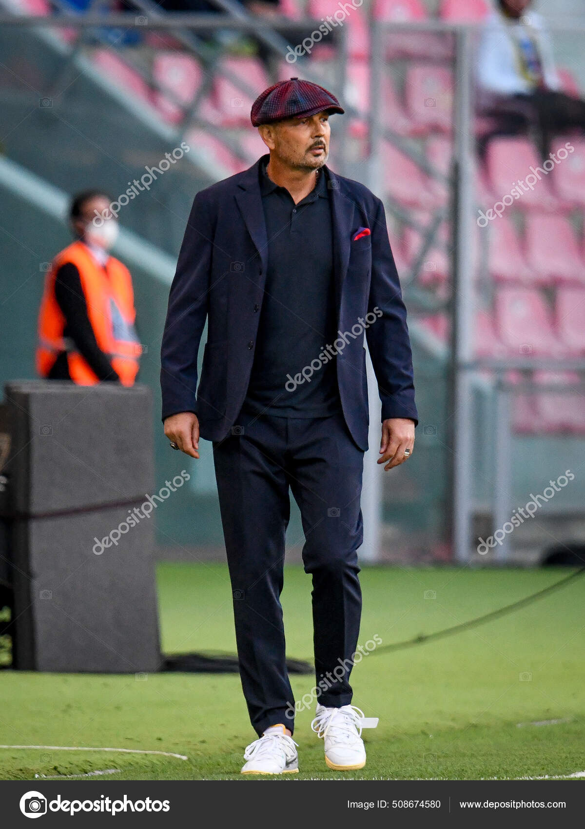 Genoa Cfc Vs Cagliari Calcio Foto Editorial - Imagem de objetivo