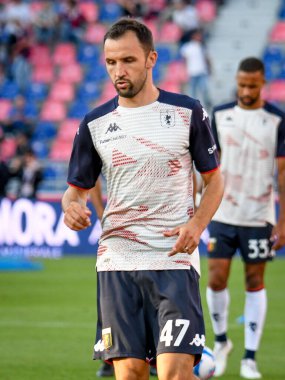 Milan Badelj (Ceneviz) İtalya futbol takımı Serie A maçında Bologna FC, Cenova CFC 'ye karşı Renato Dall & # 39; Ara stadyumunda 21 Eylül 2021 - Fotoğraf: Ettore Griffoni