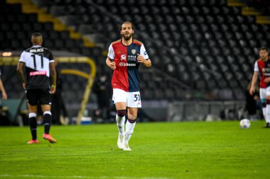 Leonardo Pavoletti (Cagliari) İtalyan futbol takımı Serie A 'nın 2020 / 2021 sezonunda Udine, İtalya' daki Dacia Arena Stadyumu 'nda yapılan Cagliari Calcio maçında portre - Fotoğraf: Ettore Griffoni