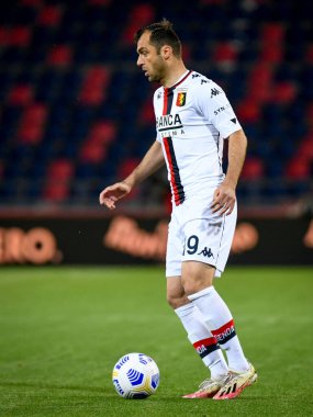 Goran Pandev (Ceneviz) İtalyan futbol takımı Serie A 'nın 2020 / 2021 sezonunda İtalya' nın Bologna kentinde bulunan Renato Dall & # 39; Ara stadyumunda oynanan aksiyon portresi (Cenova CFC) - Fotoğraf: Ettore Griffoni