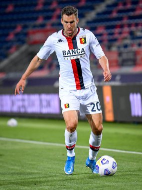 Lasse Schone (Ceneviz) İtalyan futbolu Serie A maçında Cenova CFC 2020 / 2021 (Arşivler) Renato Dall & # 39; Ara Stadyumu, Bologna, İtalya 'da, 01 Haziran 2021 - Fotoğraf: Ettore Griffoni