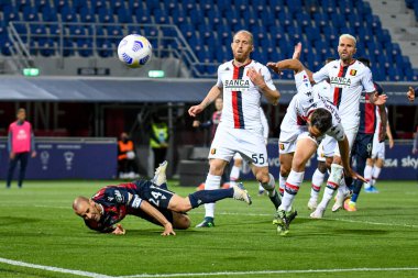 Rodrigo Palacio (Bologna) İtalya futbol takımı Serie A maçında Andrea Masiello 'ya karşı Renato Dall & # 39; Ara Stadyumu' nda Bologna FC - 12 Mayıs 2021 - Fotoğraf: Ettore Griffoni