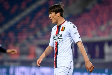 Eldor Shomurodov (Cenova) İtalya futbol takımı Serie A maçında Bologna FC, Cenova CFC 'ye karşı Renato Dall # 39; Ara stadyumu, 12 Mayıs 2021 - Fotoğraf: Ettore Griffoni