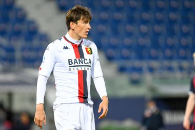 Eldor Shomurodov (Cenova) İtalya futbol takımı Serie A maçında Bologna FC, Cenova CFC 'ye karşı Renato Dall # 39; Ara stadyumu, 12 Mayıs 2021 - Fotoğraf: Ettore Griffoni