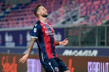 Mitchell Dijks (Bologna) İtalya futbol takımı Serie A maçında Bologna FC - Cenova CFC maçı sırasında Renato Dall & # 39; Ara stadyumunda, 12 Mayıs 2021 - Fotoğraf: Ettore Griffoni
