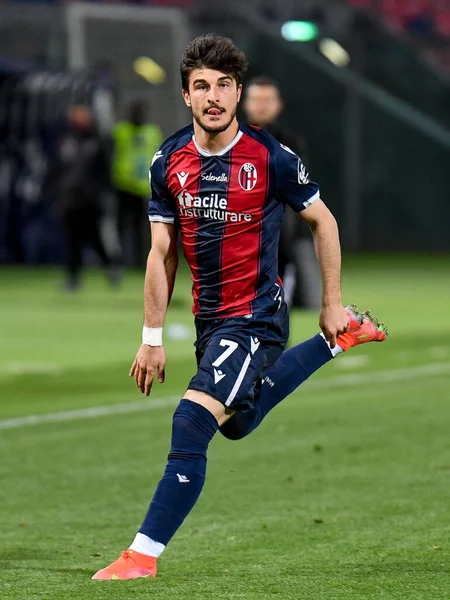 Riccardo Orsolini Bologna Durante Partita Calcio Della Serie Bologna Genoa — Foto Stock