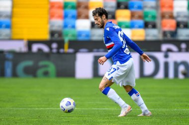 Antonio Candreva (Sampdoria) İtalyan futbol takımı Serie A maçında Udinese Calcio, UC Sampdoria 'ya karşı Friuli - Dacia Arena Stadyumu, 16 Mayıs 2021 - Fotoğraf: Ettore Griffoni