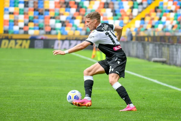 Jens Stryger Larsen Udinese Durante Partido Fútbol Italiano Serie Udinese — Foto de Stock