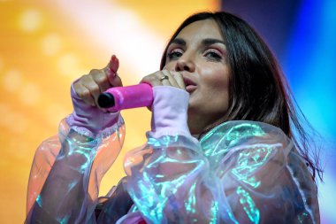 Elettra Lamborghini, İtalyan şarkıcı Müzik Konseri sırasında Elettra Lamborghini, Codigoro 'daki Codishow' da 2021 Tur 'da (FE), İtalya, 12 Eylül 2021 - Fotoğraf: Ettore Griffoni