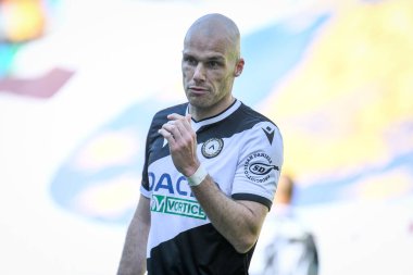 Bram Nuytinck (Udinese) İtalya futbol takımı Serie A maçında Udinese Calcio 'nun 2020 / 2021 (Arşivler) Friuli - Dacia Arena Stadyumu, Udine, İtalya' da.