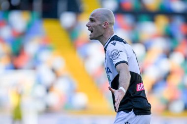 Bram Nuytinck (Udinese) İtalya futbol takımı Serie A maçında Udinese Calcio 'nun 2020 / 2021 (Arşivler) Friuli - Dacia Arena Stadyumu, Udine, İtalya' da.