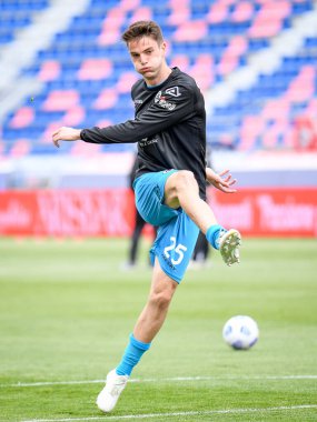 Giulio Maggiore (Spezia) İtalyan futbol takımı Serie A 'nın 2020 / 2021 sezonunda Renato Dall & # 39; Ara Stadyumu' nda oynanan ısınma turunda portresi, 1 Haziran 2021 - Fotoğraf: Ettore Griffoni