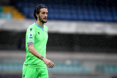 Luis Alberto Romero Alconchel (Lazio) İtalyan futbol takımı Serie A 'nın 2020 / 2021 sezonunda İtalya' nın Verona kentinde bulunan Marcantonio Bentegodi Stadyumu 'nda (Arşivler) yapılan SS Lazion maçı sırasında portresi.
