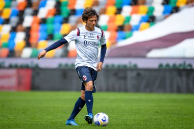 Emanuel Vignato (Bologna) İtalyan futbol takımı Serie A 'nın 2020 / 2021 sezonunda Renato Dall & # 39; Ara Stadyumu' nda oynanan ısınma maçında, 1 Haziran 2021 - Fotoğraf: Ettore Griffoni