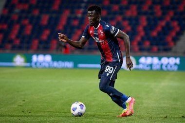 Musa Barrow (Bologna) İtalya futbol takımı Serie A 'nın 2020 / 2021 sezonunda Renato Dall & # 39; Ara Stadyumu' nda oynanan bir portre - Fotoğraf: Ettore Griffoni