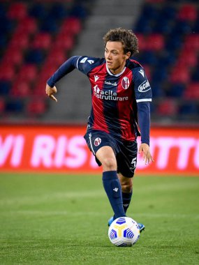 Emanuel Vignato (Bologna) İtalyan futbol takımı Serie A 'nın 2020 / 2021 sezonunda Renato Dall # 39; Ara stadyumunda görev yapan portresi, 1 Haziran 2021 - Fotoğraf: Ettore Griffoni