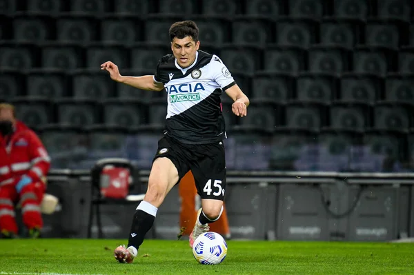 Fernando Forestieri Udinese Retrato Ação Durante Partida Série Futebol Italiano — Fotografia de Stock