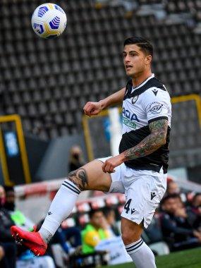 Kevin Bonifazi (Udinese) İtalya futbol takımı Serie A maçında Udinese Calcio 'nun 2020 / 2021 (Arşivler) Friuli - Dacia Arena Stadyumu, Udine, İtalya' da (1 Haziran 2021 - Fotoğraf: Ettore Griffoni