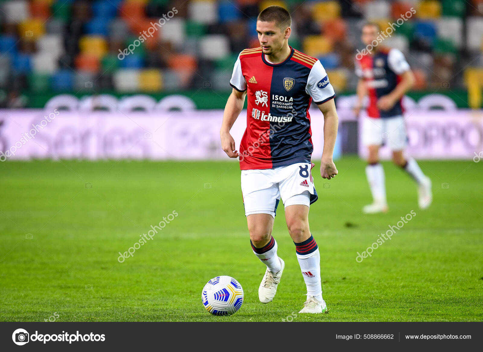 Genoa CFC Vs Cagliari Calcio Editorial Photo - Image of marin