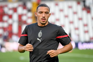 Ismael Bennacer (Milan), İtalya 'nın Trieste kentindeki Nereo Rocco Stadyumu' nda oynanan AC Milan-Panathinaikos FC maçında ısınma maçında portresi, 14 Ağustos 2021 - Fotoğraf: Ettore Griffoni
