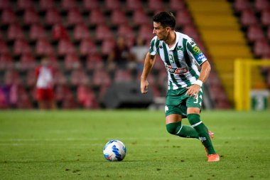 Juankar (Panathinaikos), İtalya 'nın Trieste kentindeki Nereo Rocco Stadyumu' nda oynanan AC Milan-Panathinaikos FC maçında görev başındaki portre.